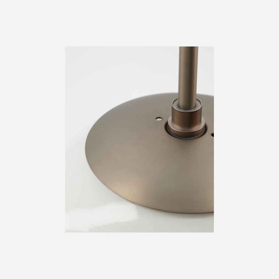 Lampe, HDHalda, Hvid;Brun