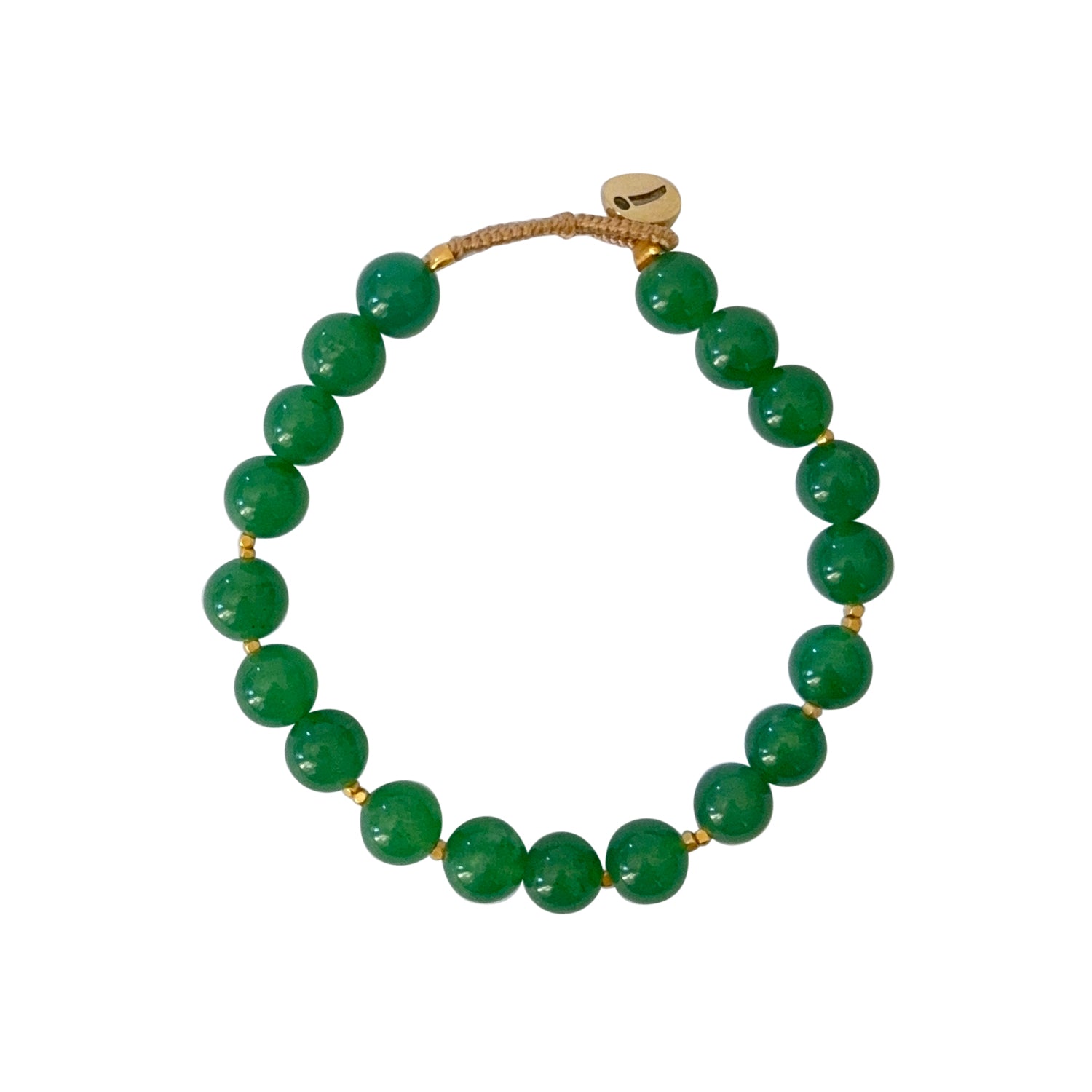 Armbånd - Big Bo - Grøn jade