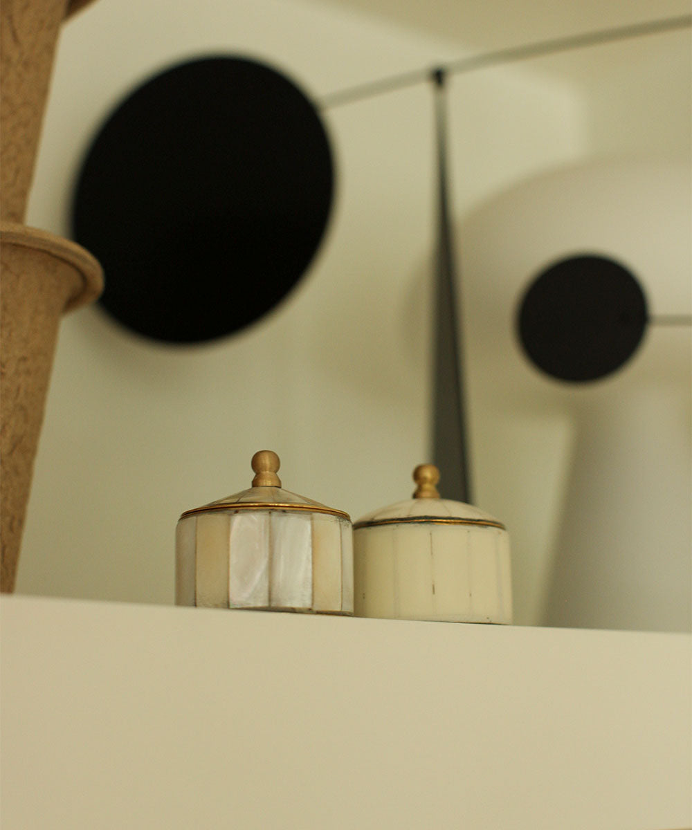 Krukke med låg Pearls