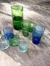 Kande i genbrugsglas