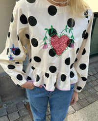 Top Diana - Black Dot