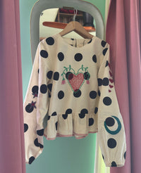 Top Diana - Black Dot