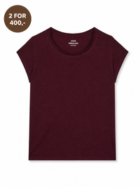 Mads Nørgaard Fine Jersey Teasy Tee FAV – T-shirt i økologisk bomuld