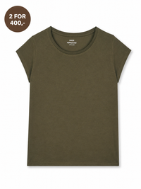 Mads Nørgaard Fine Jersey Teasy Tee FAV – T-shirt i økologisk bomuld