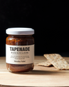Tapenade sort olien og basilikum