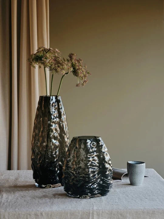 Vase Milla grå L