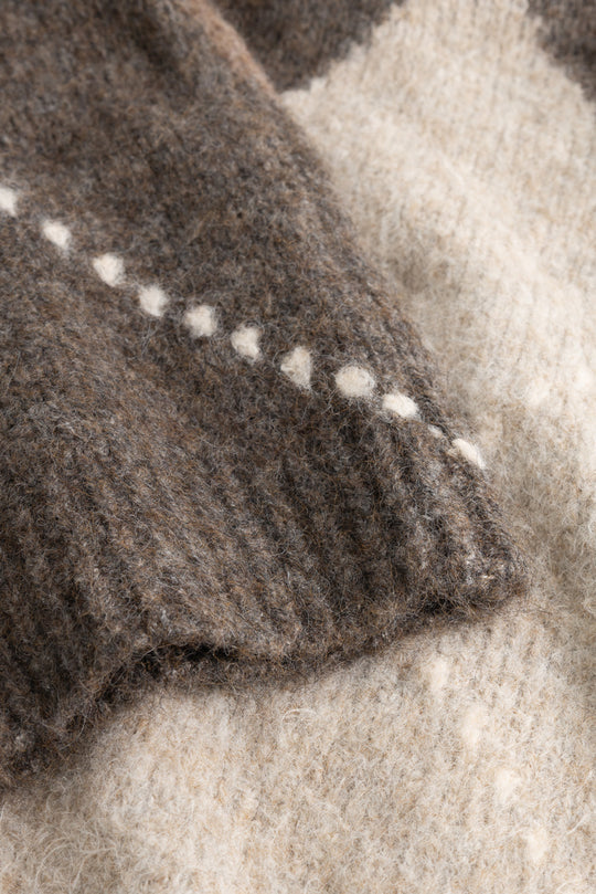 N-Laiana Knit Cardigan – Ash Brown Mix