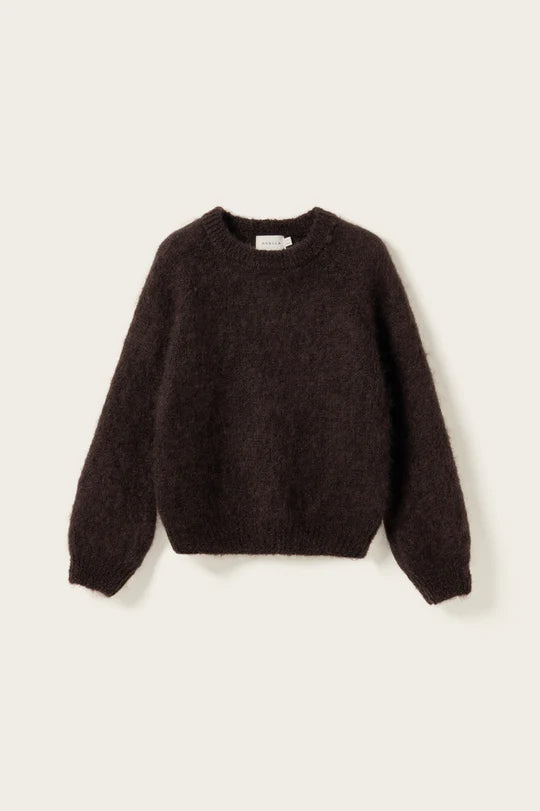 N-Latora Knit – Dark Brown Chocolate