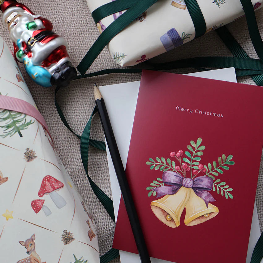 Foldet kort, Bells - Jul