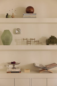Glasskulptur i krom - nr 2