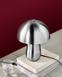 Bordlampe, HDRoomie, Børstet sølvfinish