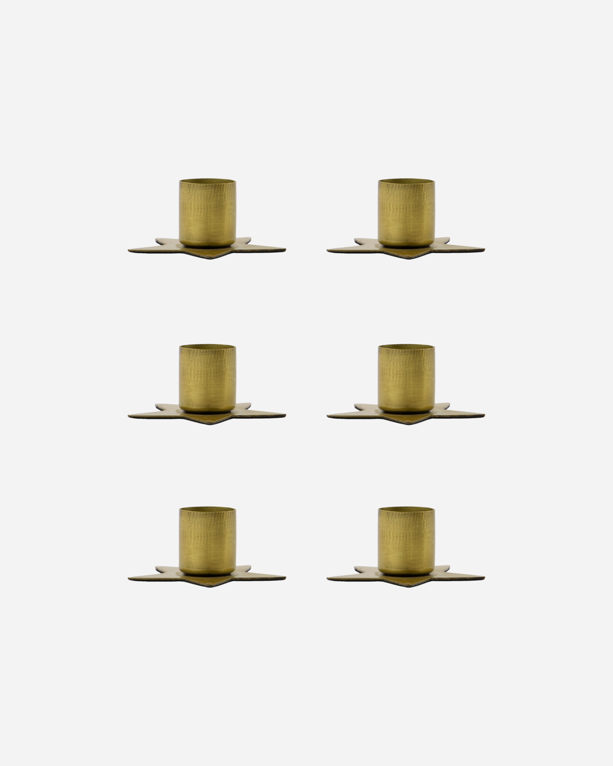 Lysestage - messing finish