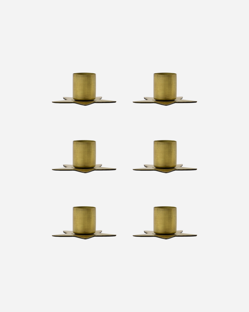 Lysestage - messing finish