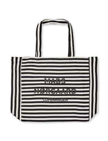 Boutiqno Athene AOP Bag – Stripe AOP/Black – Mads Nørgaard