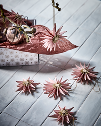 Juleornament – Stjerne i papir
