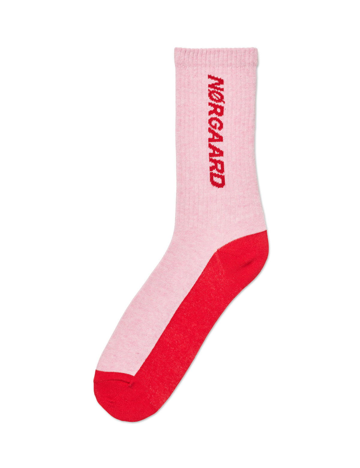 Logo Stepper Single Sock – Fairy Tale Pink – Mads Nørgaard