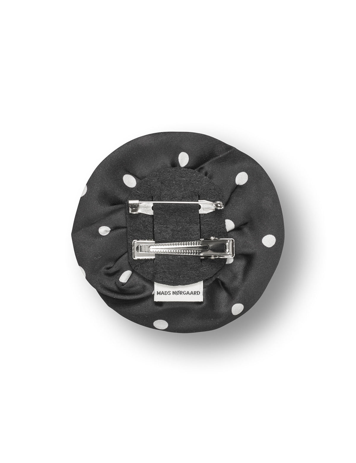 MN Rose Brooch – Dot Black/White – Mads Nørgaard