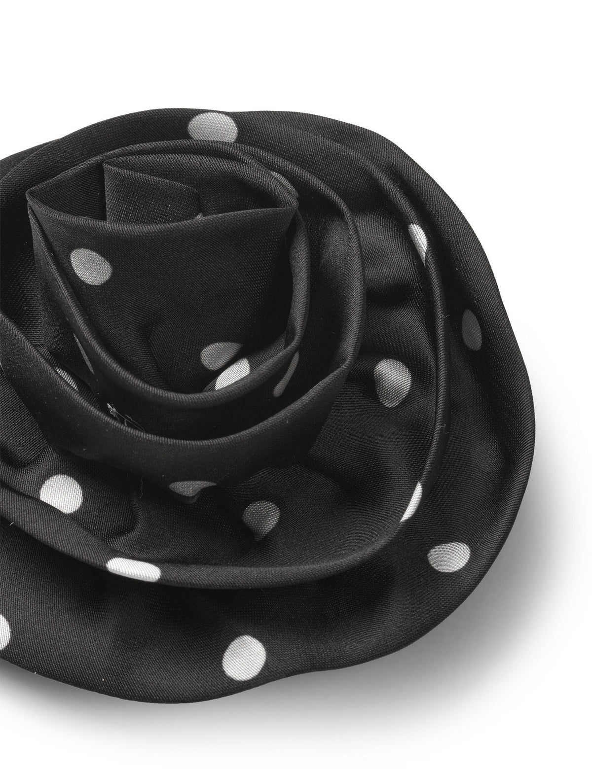MN Rose Brooch – Dot Black/White – Mads Nørgaard