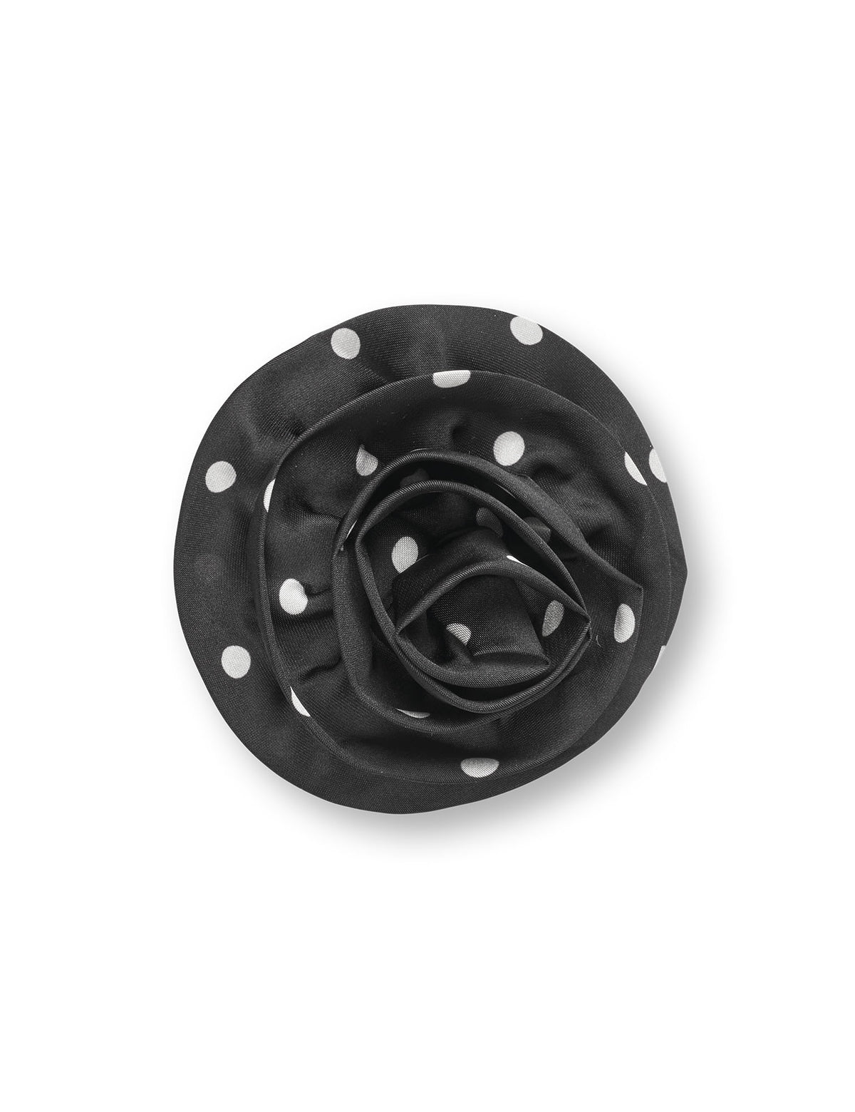 MN Rose Brooch – Dot Black/White – Mads Nørgaard