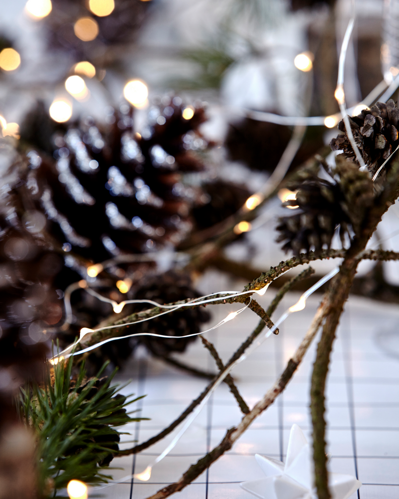 Lyskæde, HD10 m, Sølv