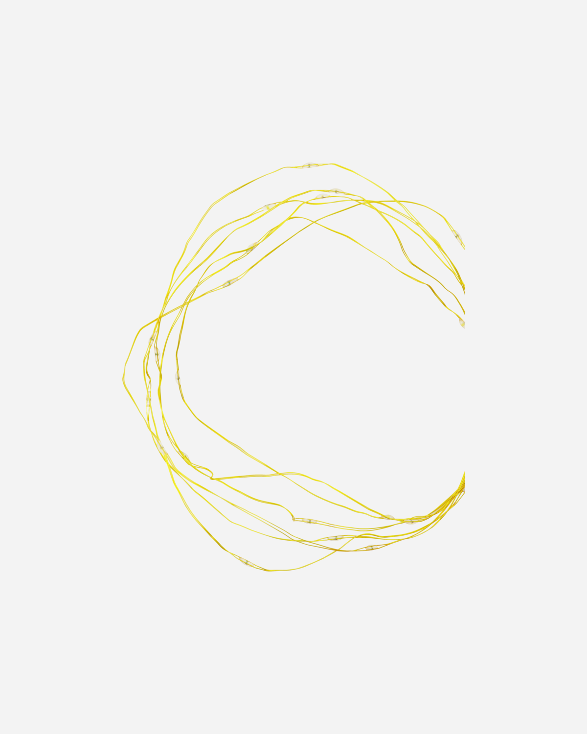 Lyskæde, HD10 m, Messing