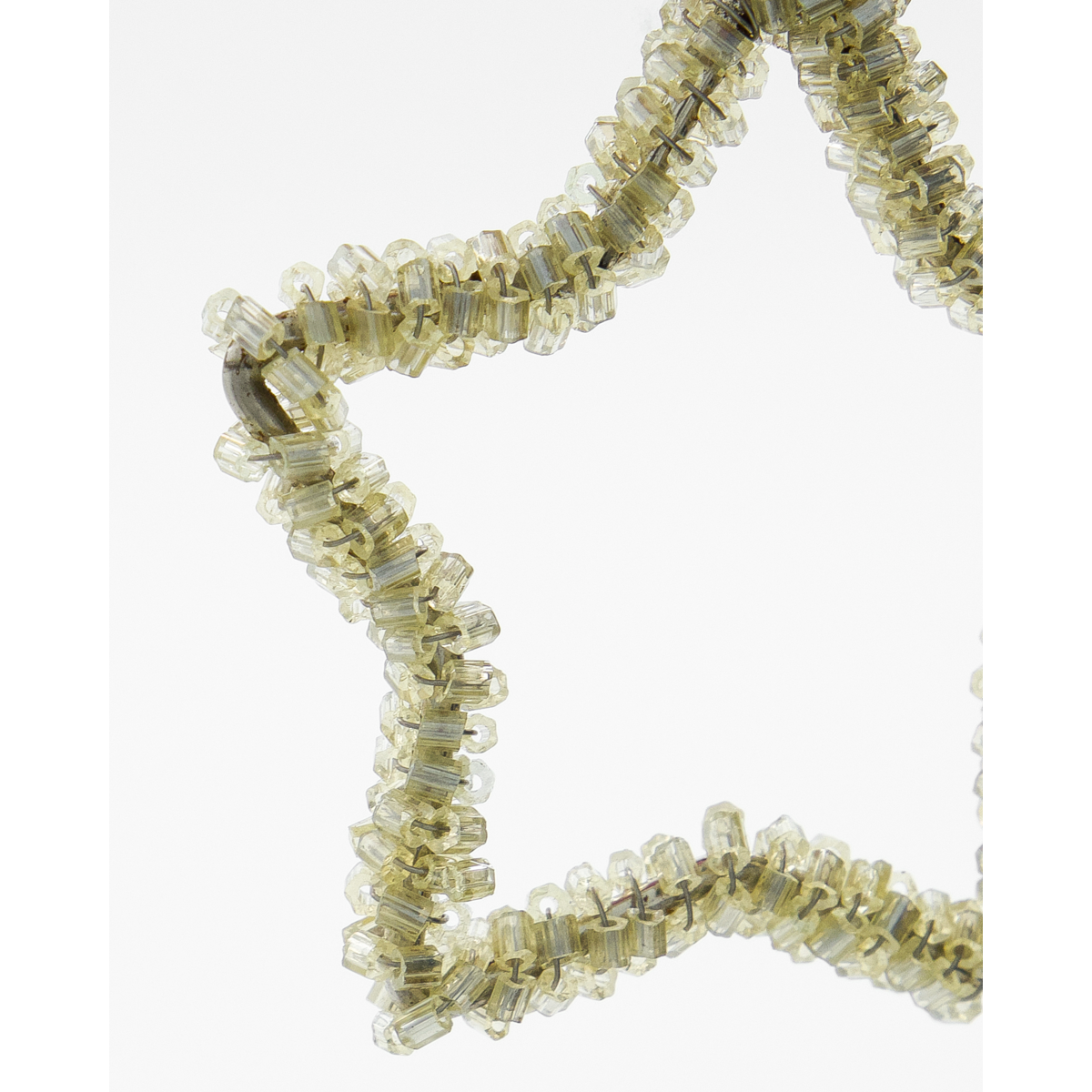 Ornament champagnefarvet