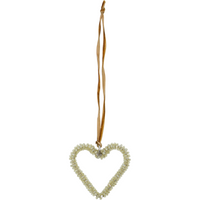 Ornament champagnefarvet