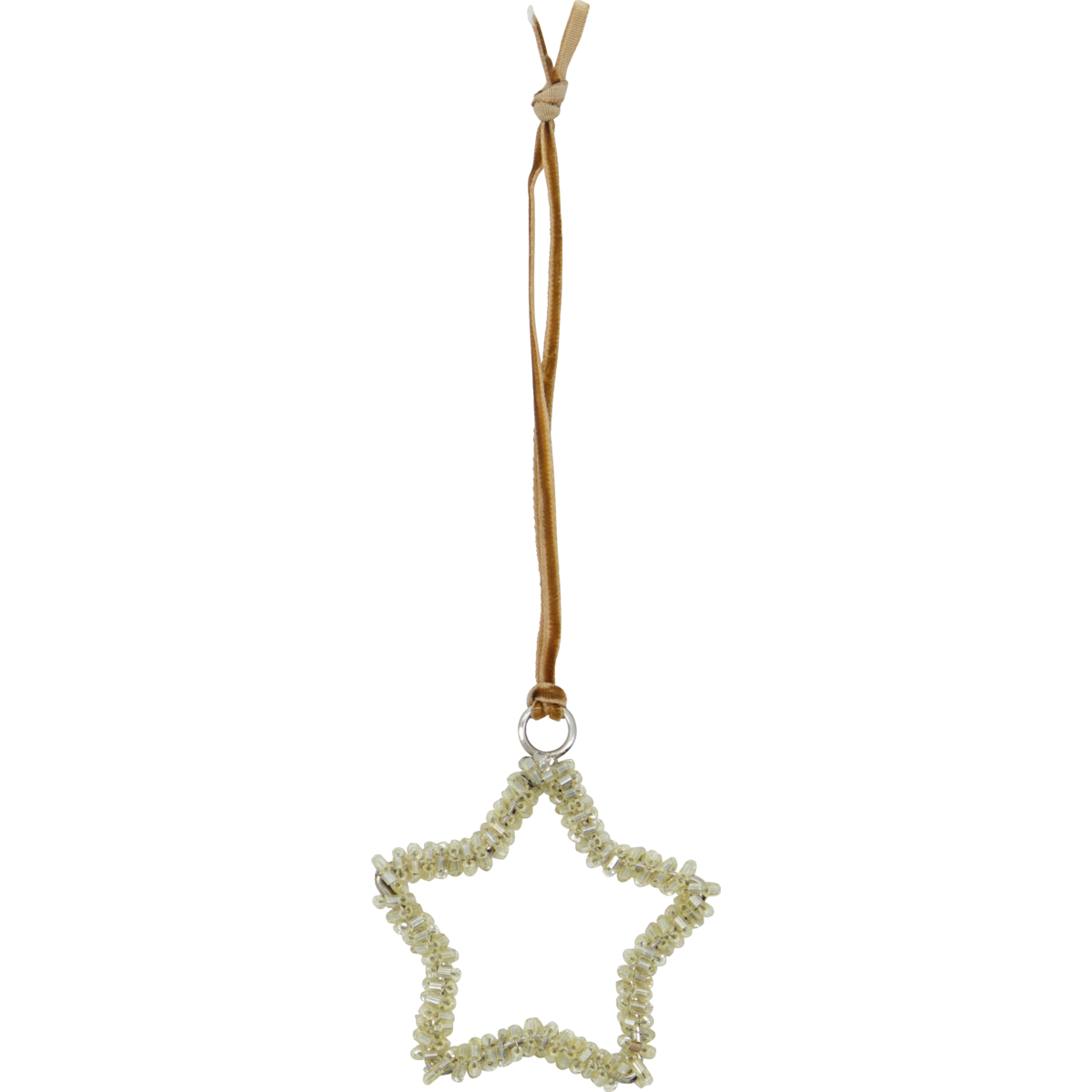 Ornament champagnefarvet