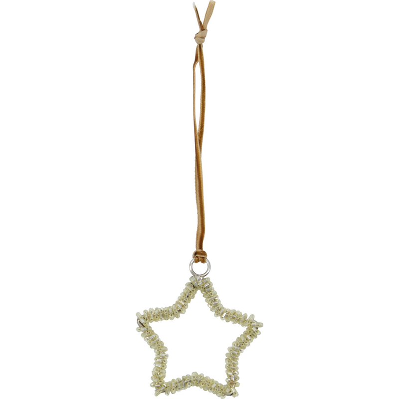 Ornament champagnefarvet