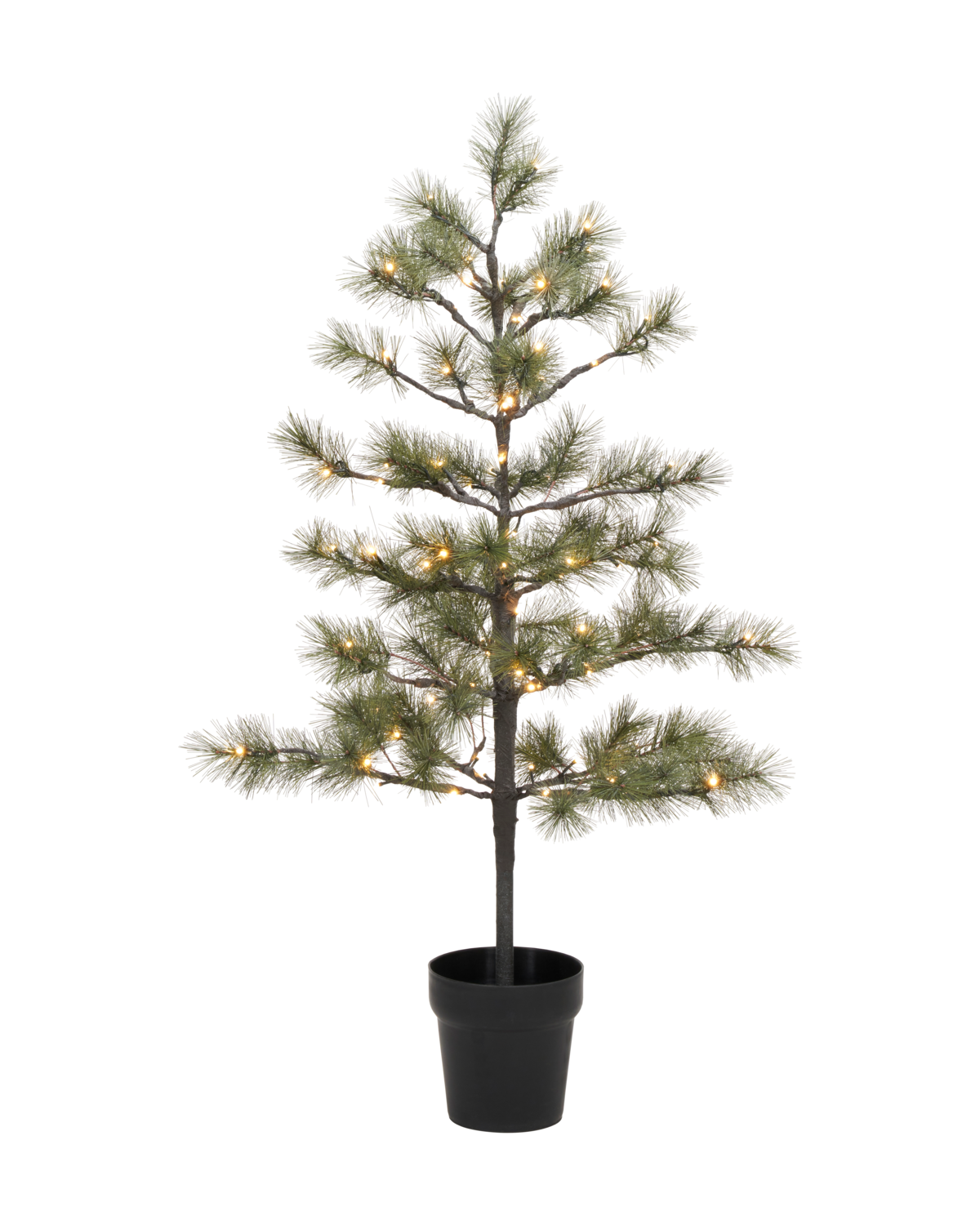 Juletræ med LED-Lys 125 cm.