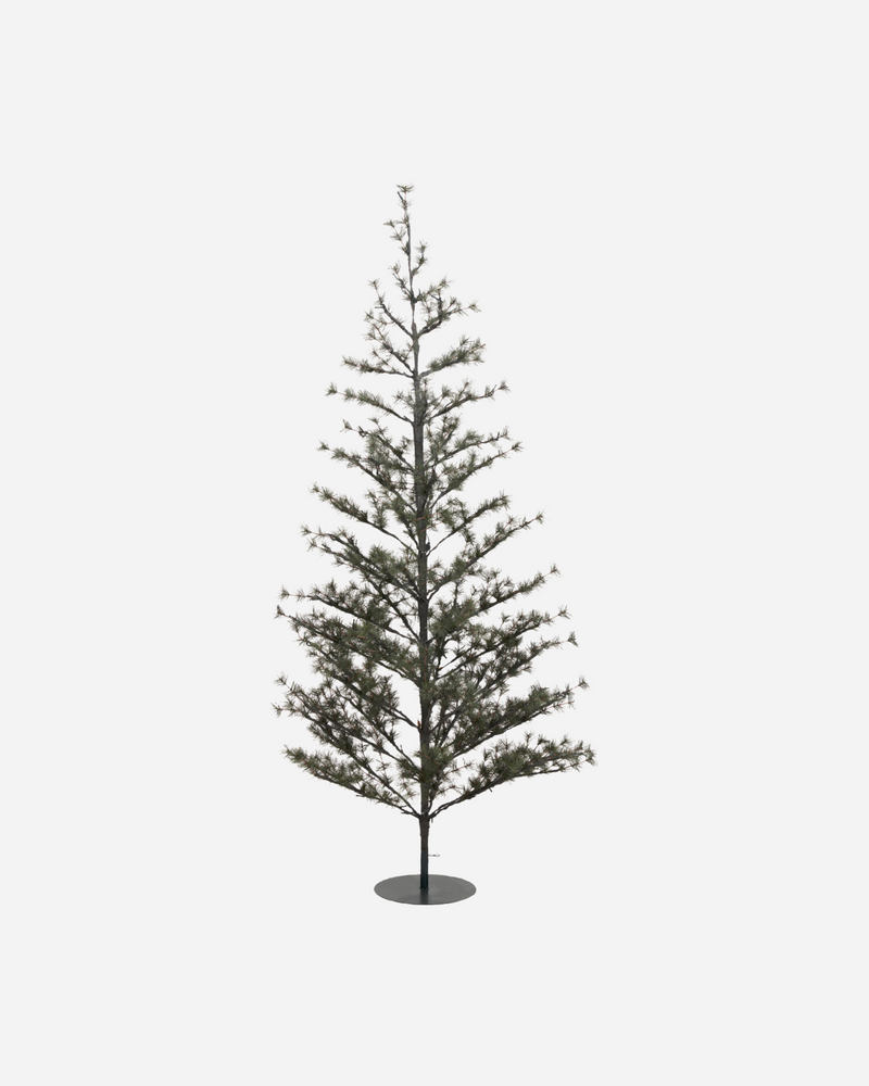 Juletræ med LED-Lys 220 cm.