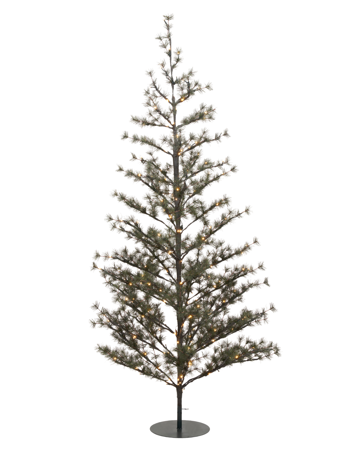 Juletræ med LED-Lys 220 cm.