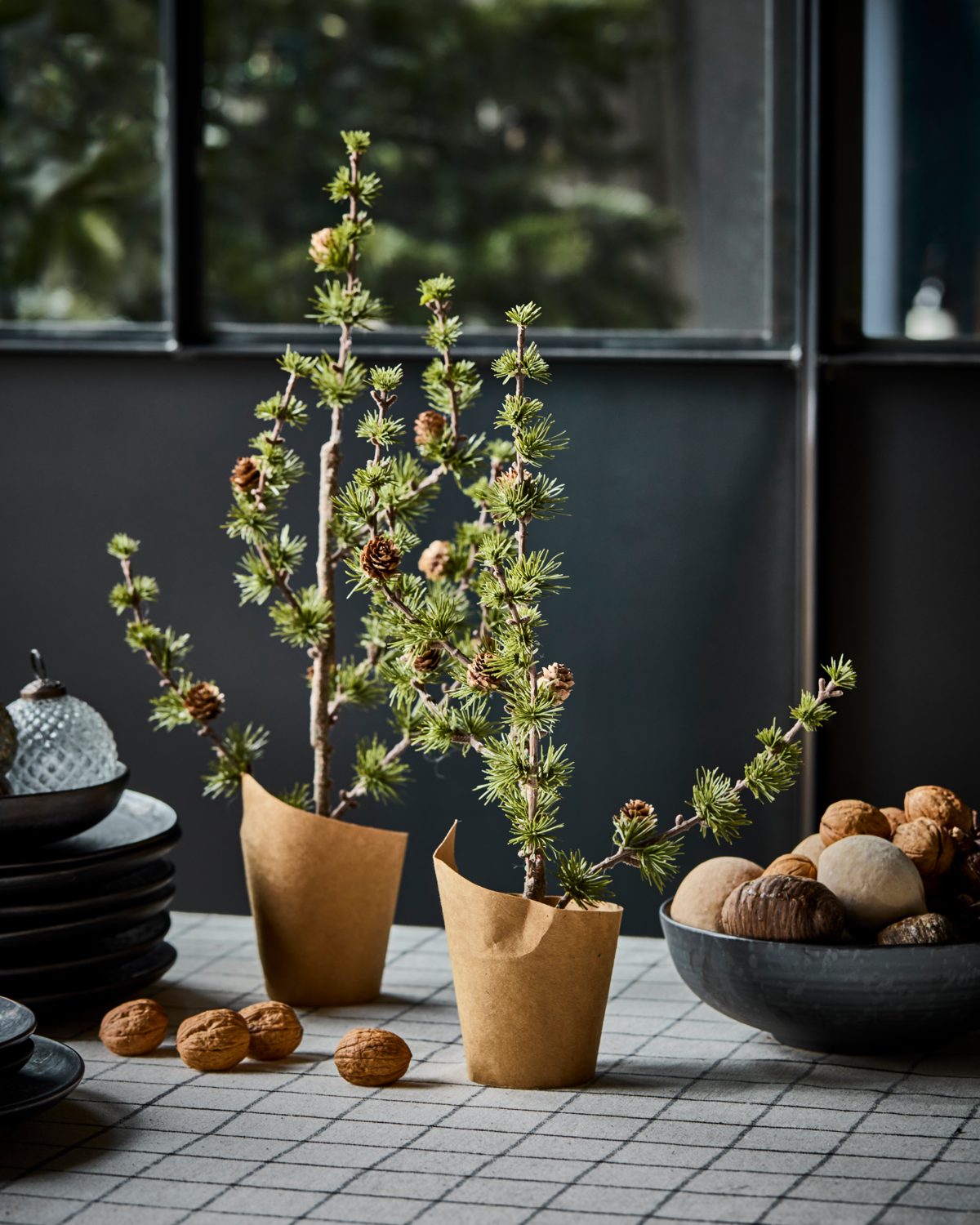 Juletræ kunstig cedertræ 40 cm. høj