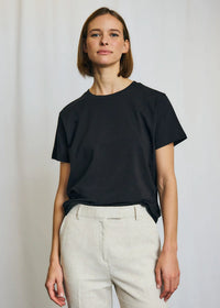 T-shirt Luna - Sort