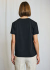 T-shirt Luna - Sort