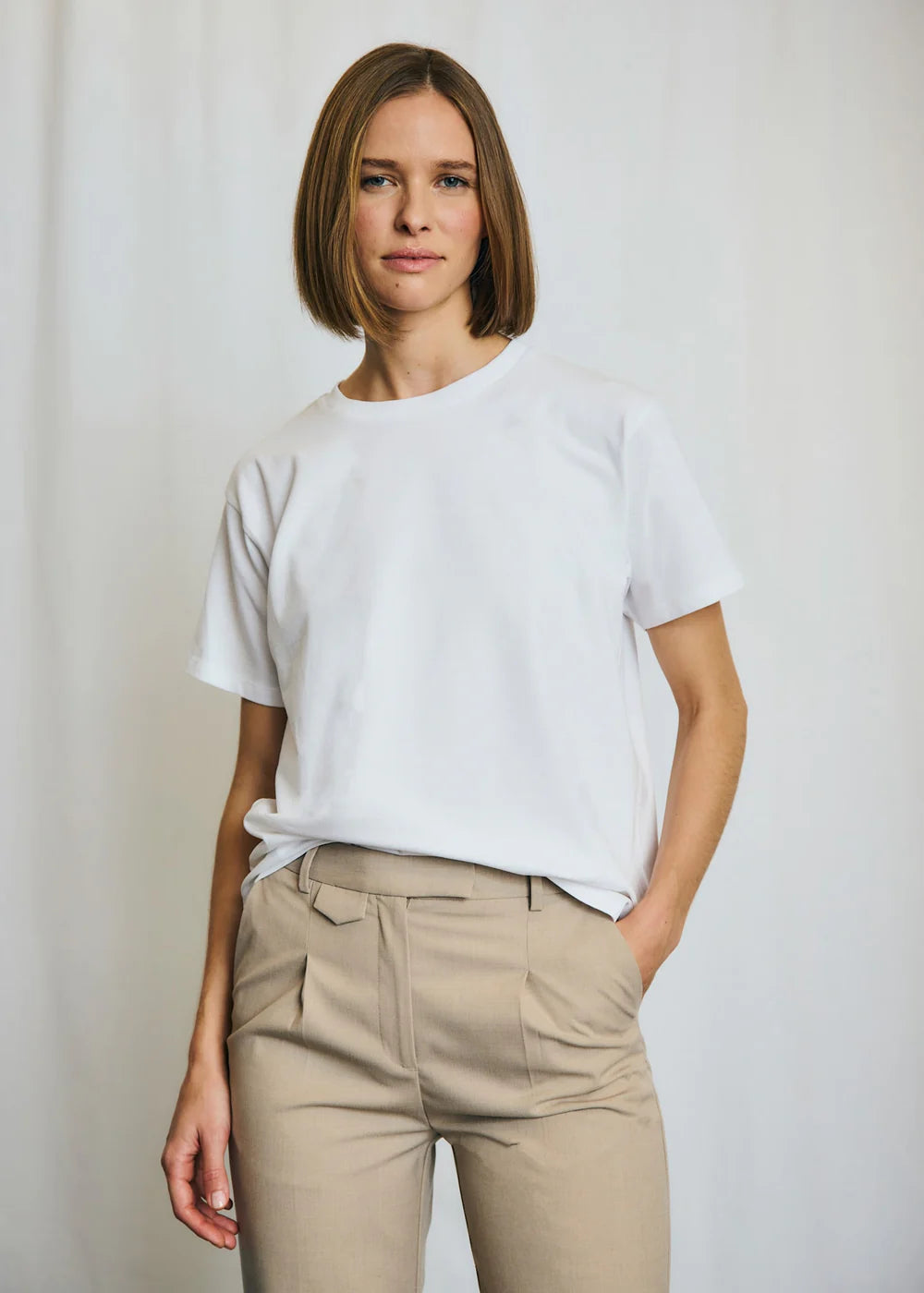 T-shirt Luna - Hvid