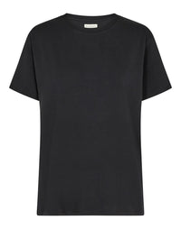 T-shirt Luna - Sort