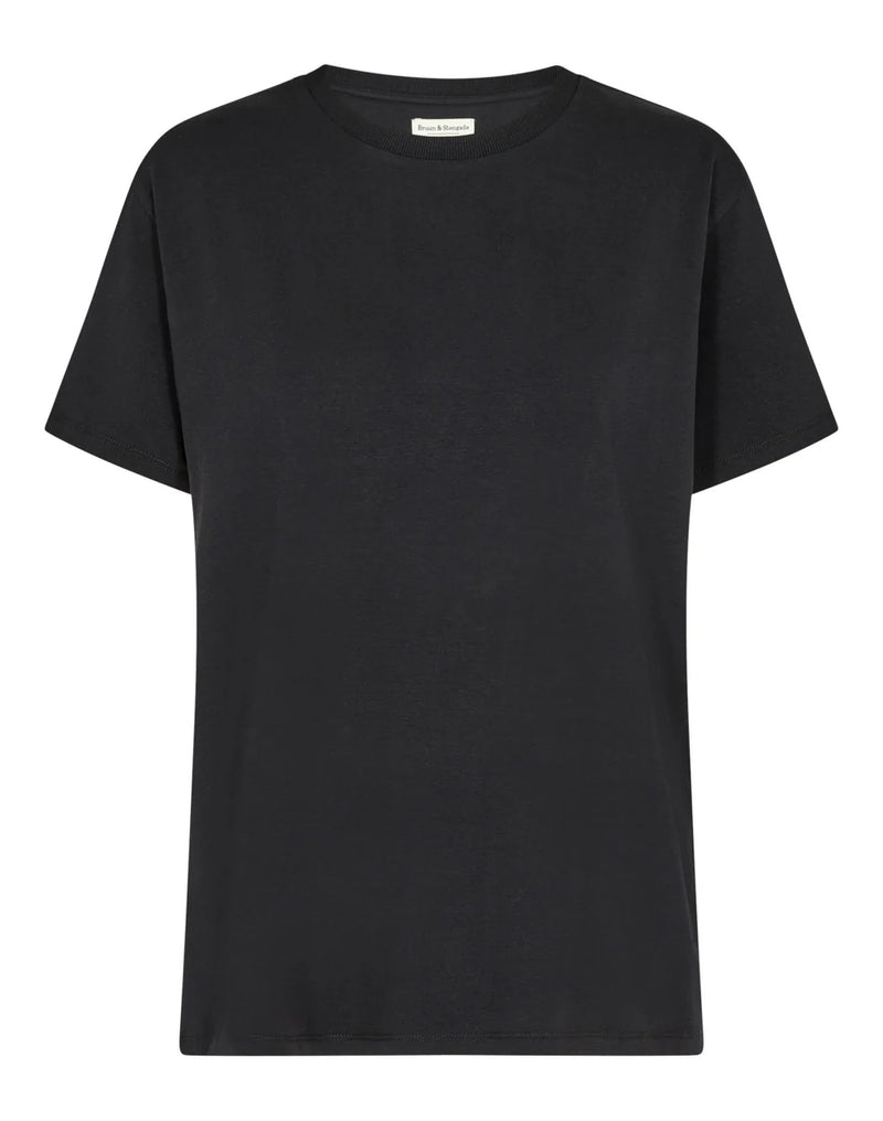 T-shirt Luna - Sort