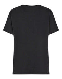 T-shirt Luna - Sort