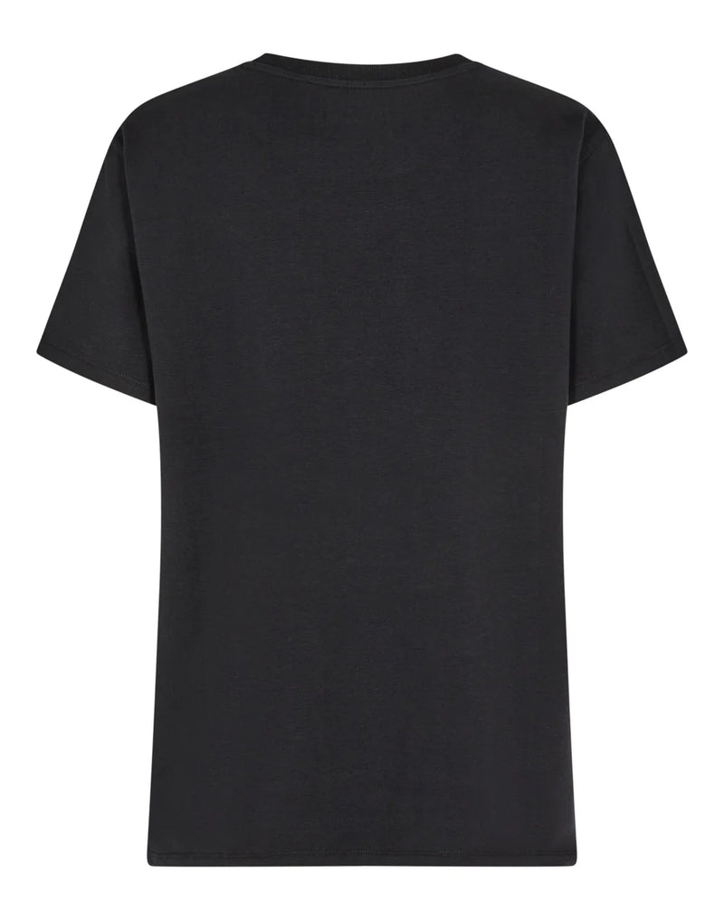 T-shirt Luna - Sort
