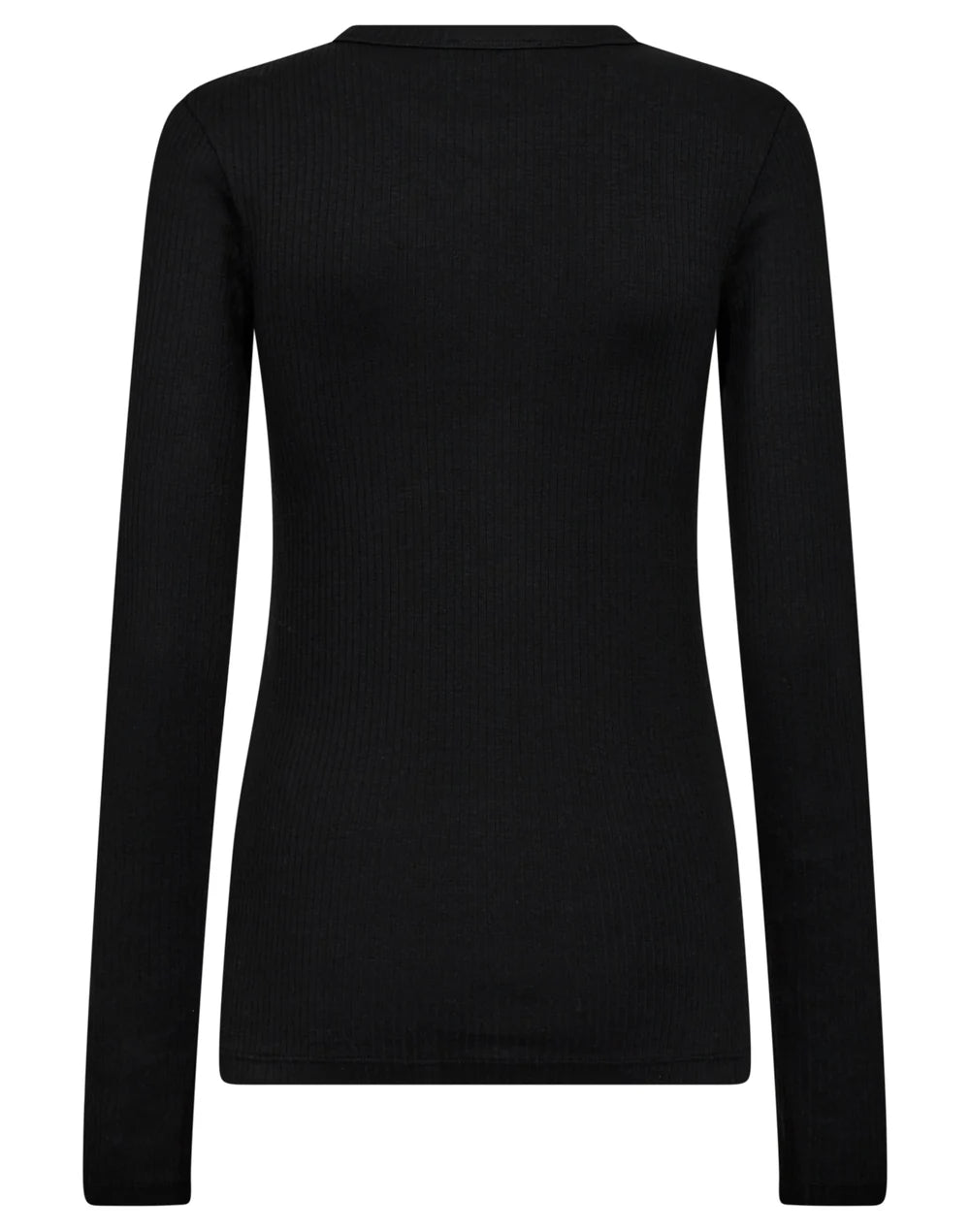 Langærmet T-shirt Margrethe - Sort