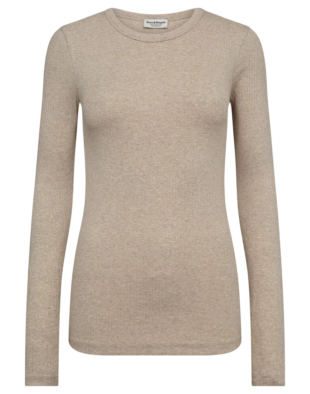 Langærmet T-shirt Margrethe - Off white