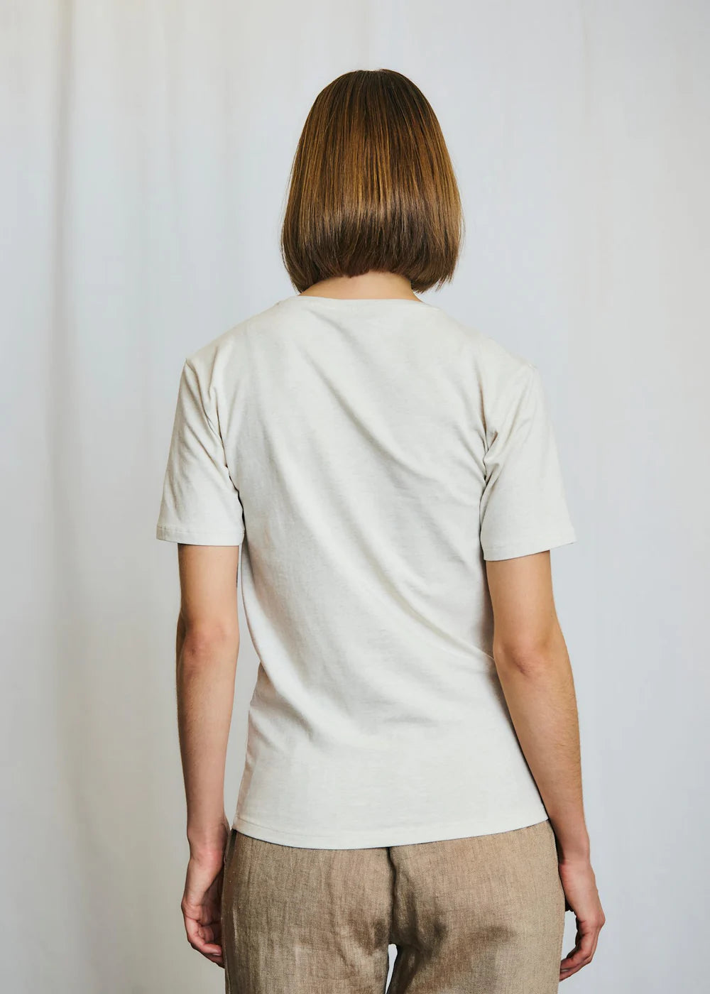 T-shirt Abelone Slimfit - Off white