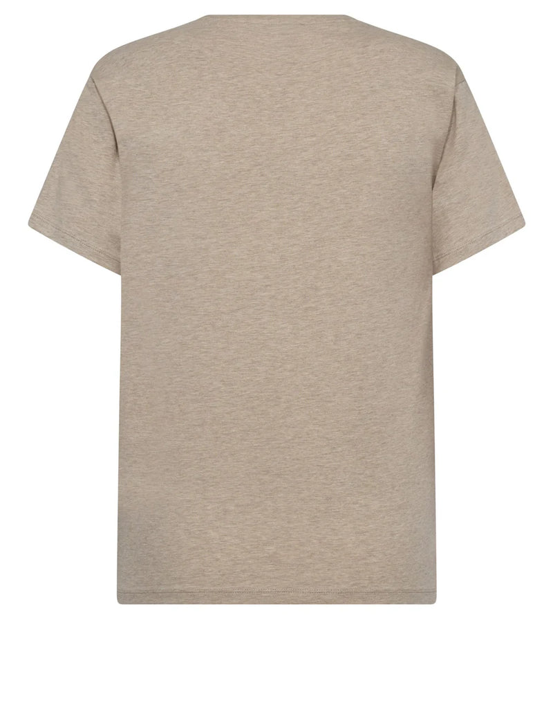 T-shirt Abelone Slimfit - Sand