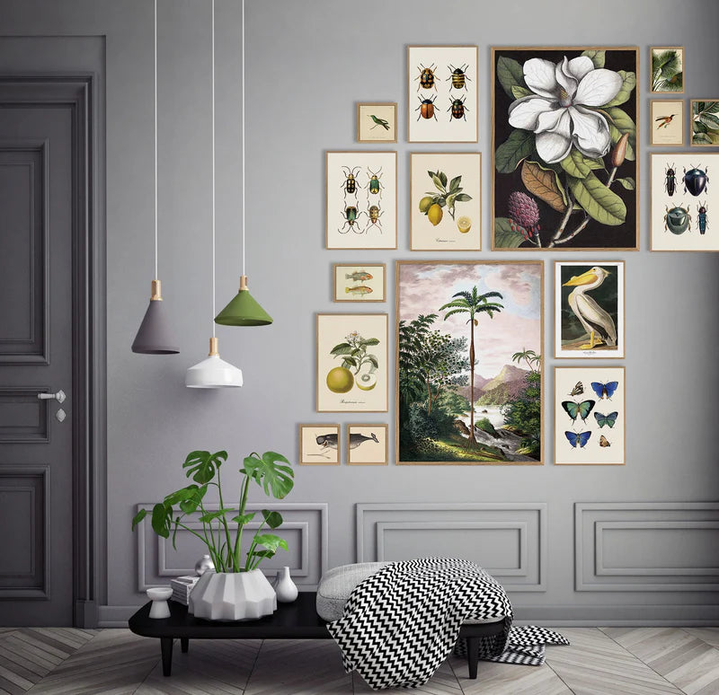 Jungle Scenery - 30x40  inkl. ramme