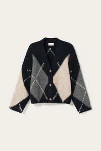 N-Laiana Knit Cardigan – Navy Mix