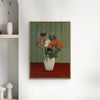 "Bouquet De Fleurs 02" af Henri Rousseau – 40x50 cm inkl. ramme