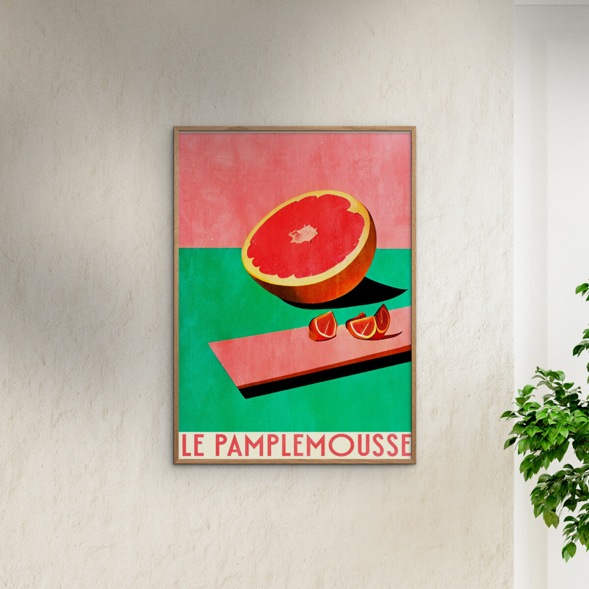Le Pamlemousse 30 X 40  inkl. ramme