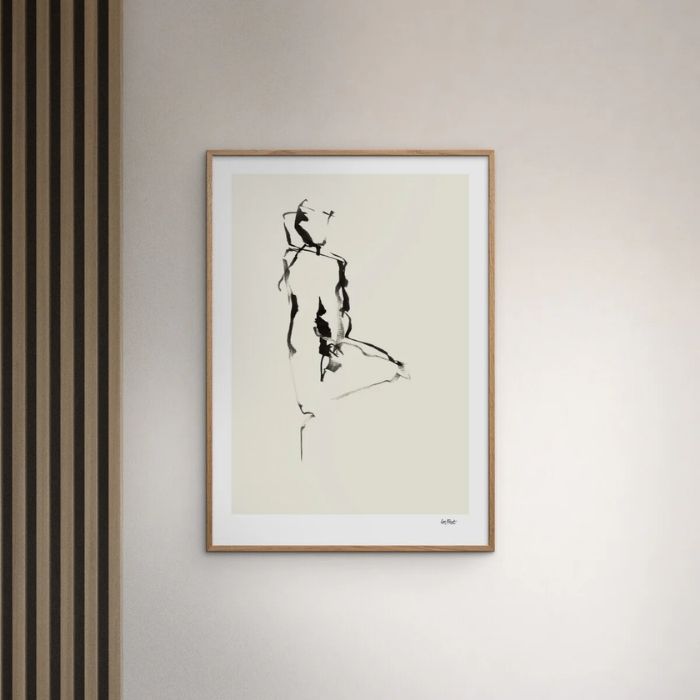 Lisa Marie Frost – Woman IX (30x40 cm inkl. egetræsramme)