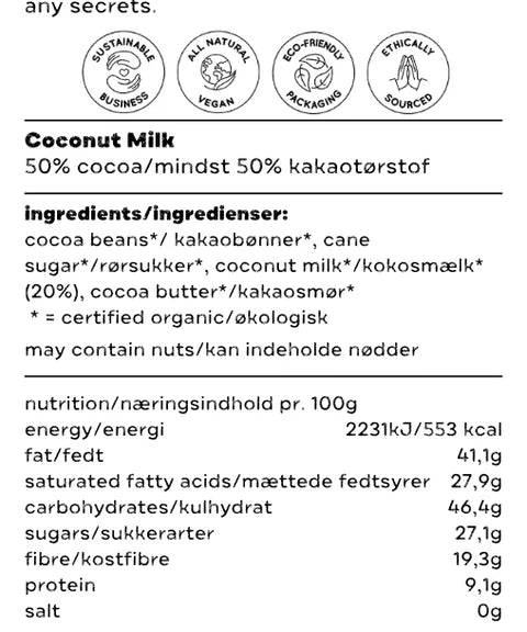 Mellow Chocolate - KOKOSMÆLK